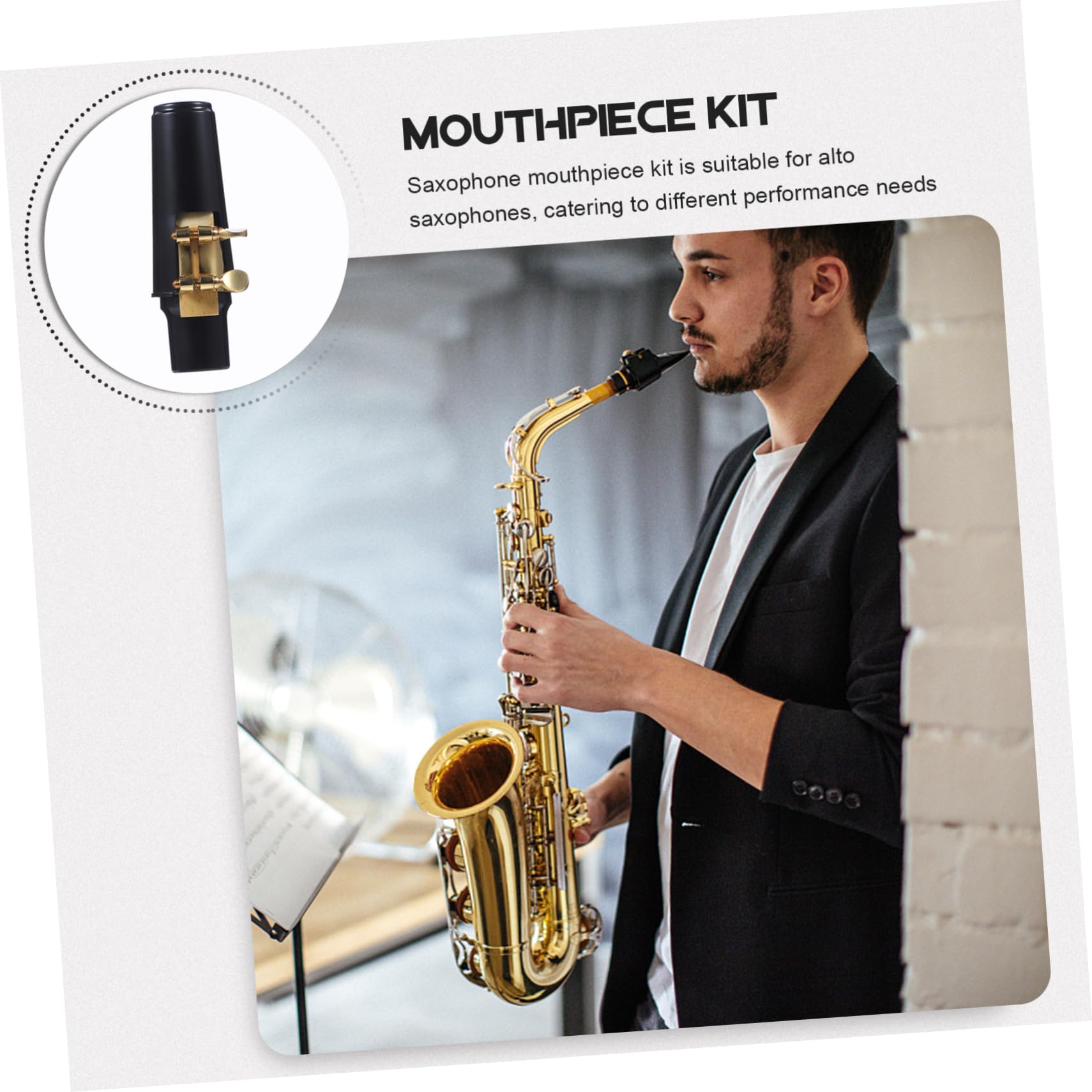 Amazon | TOGEVAL 2セットアルト ス用マウスピース 吹奏楽器